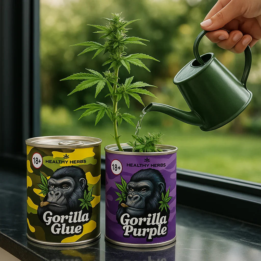 Cannabis Growkit mit Samen, Erde & Seramis