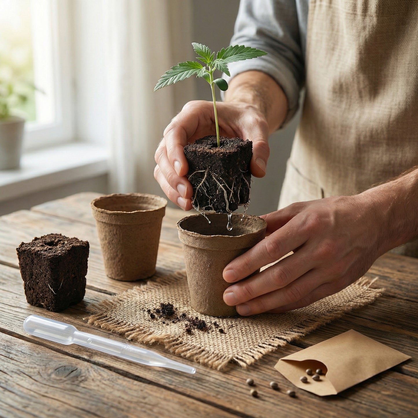 Anzuchtkit Hanf inkl. 3 Samen